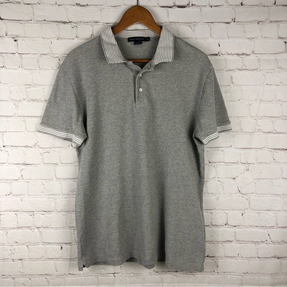 French Connection Other - French Connection Gray Short Sleeve Polo Men's Sz Medium